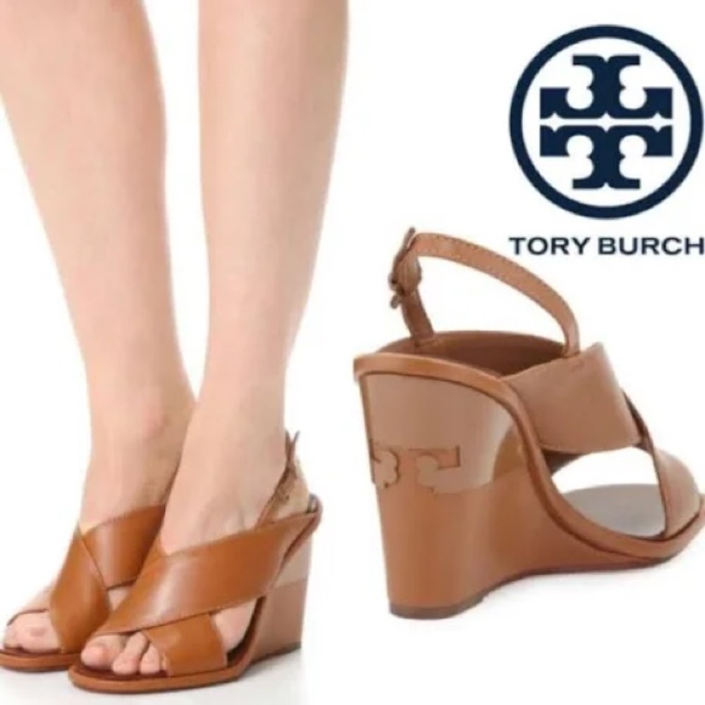 Tory Burch Gabrielle Leather Wedges